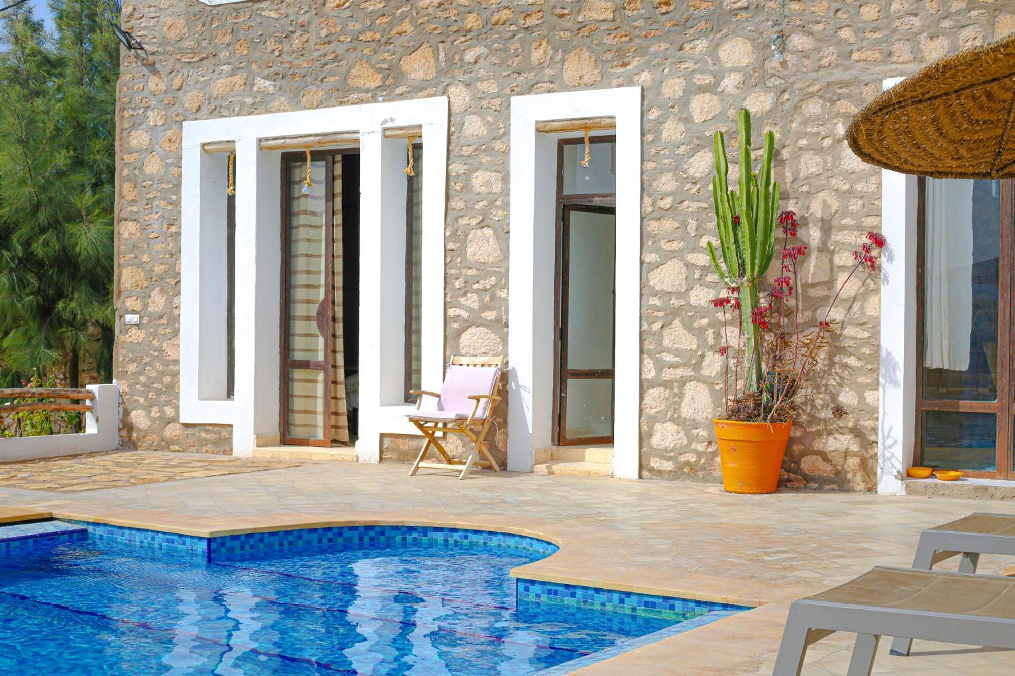 Villa Mama Vus Panoramique Sans Vis-A-Vis エッサウィラ エクステリア 写真