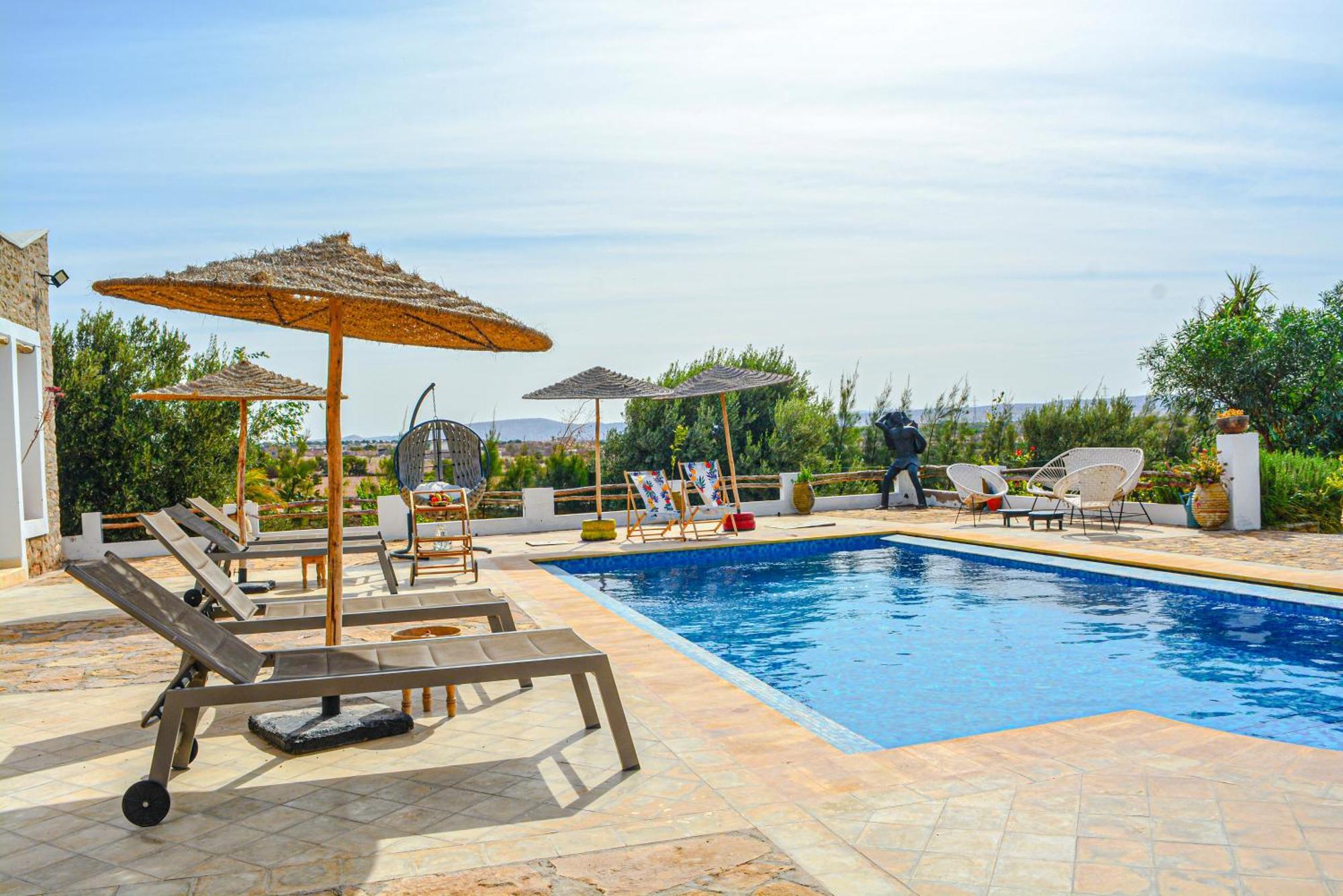 Villa Mama Vus Panoramique Sans Vis-A-Vis エッサウィラ エクステリア 写真