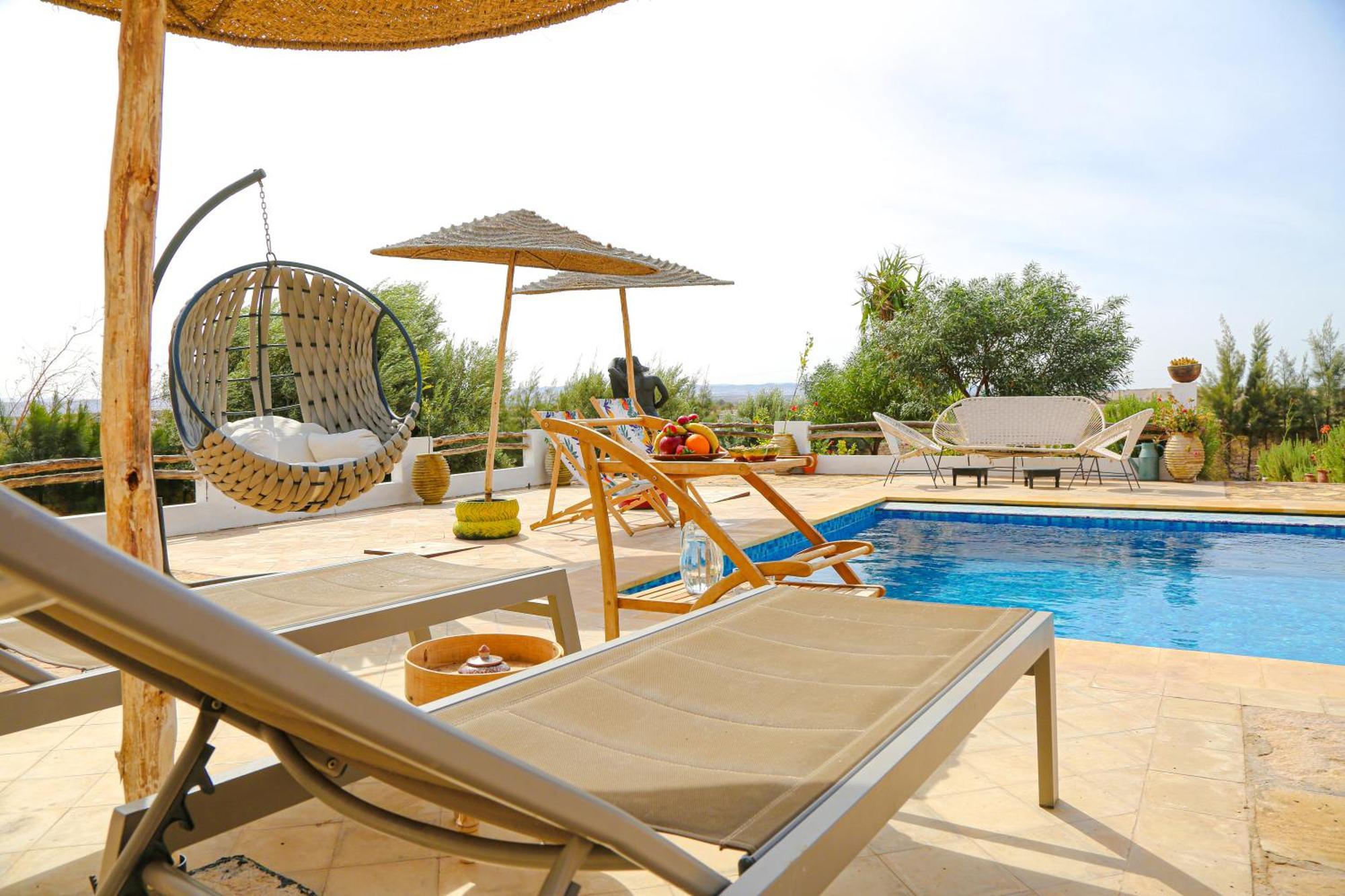 Villa Mama Vus Panoramique Sans Vis-A-Vis エッサウィラ エクステリア 写真