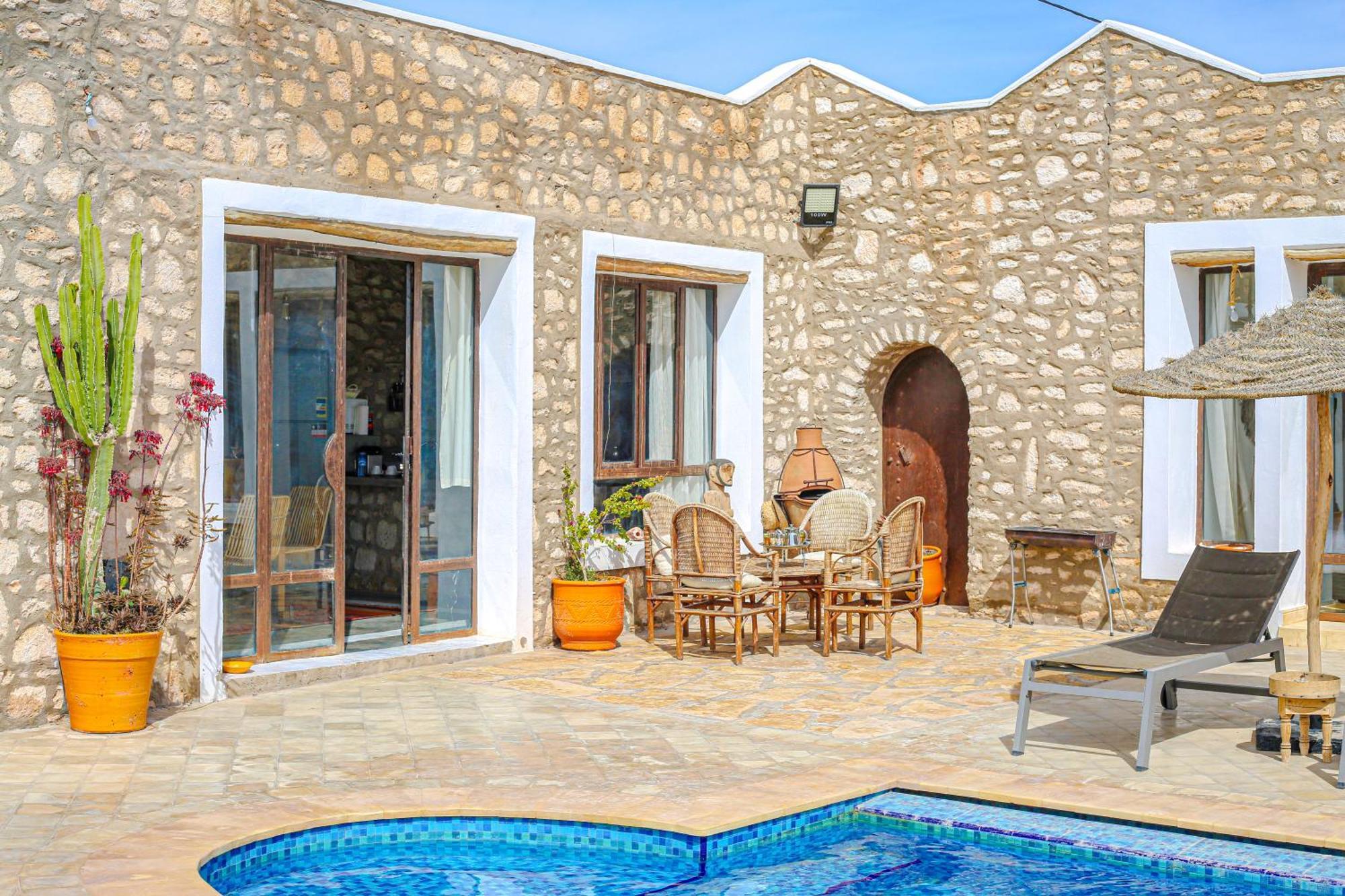 Villa Mama Vus Panoramique Sans Vis-A-Vis エッサウィラ エクステリア 写真