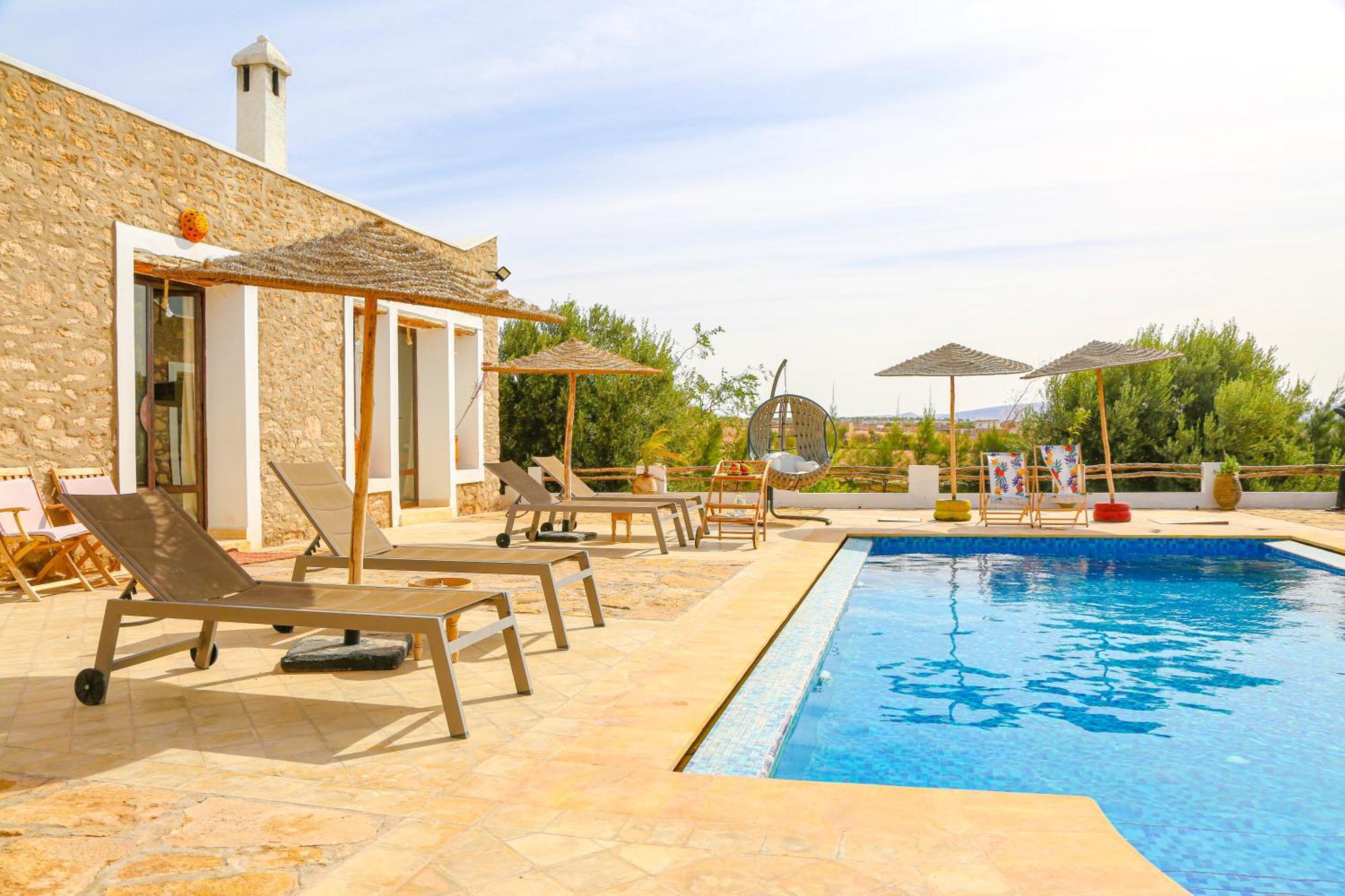 Villa Mama Vus Panoramique Sans Vis-A-Vis エッサウィラ エクステリア 写真